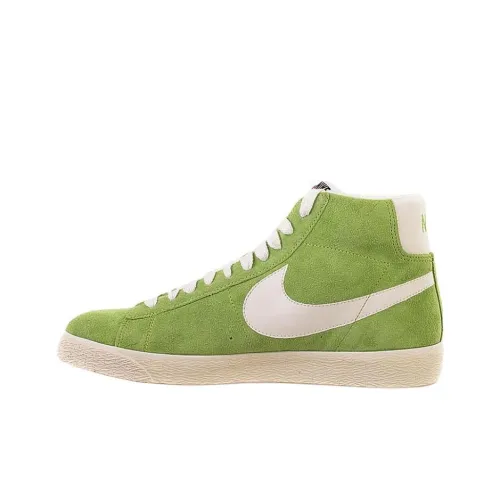 Nike Blazer Mid Slip Resistant Abrasion Resistant MID Топ Скейтборд Кроссовки Мужской Зеленый