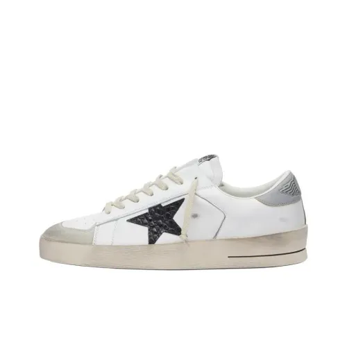 Golden Goose Stardan Low Топ Скейтборд Кроссовки Мужские Белые