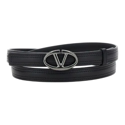 Valentino Телячья кожа Кожаные ремни Мужской Черный