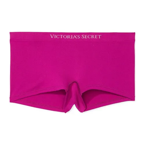 Victoria's Secret Бесшовные трусы-бойшорт Utrageous розовые нижние белье женские 1 упаковка яркий розовый