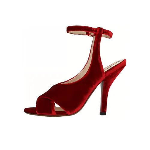 FENDI One Ремень Сандалии Женские Красные