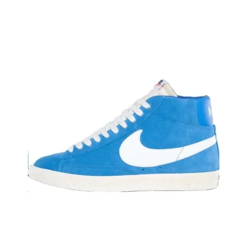 nike Blazer High Slip-Resistant Abrasion-Resistant MID Топ Скейтборд Кроссовки Мужской Синий