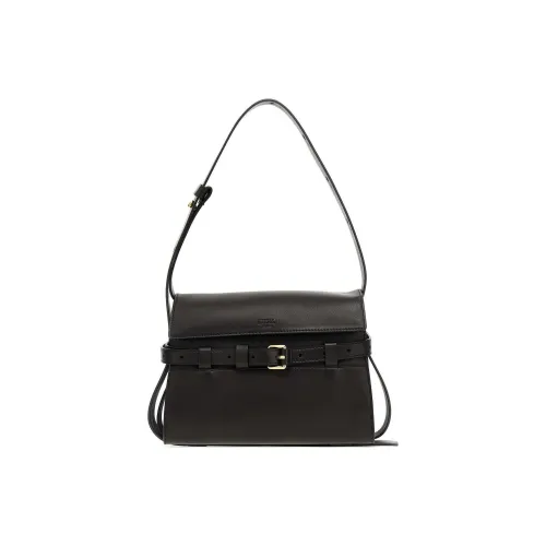 MOSCHINO Сумка из овечьей кожи сумка через плечо женская коричневая