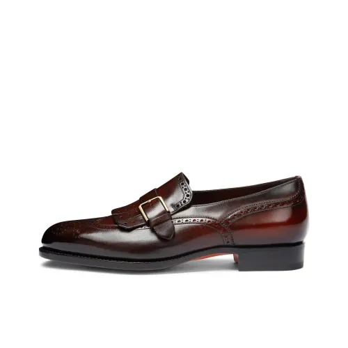 Santoni Лоферы Burgundy Мужской