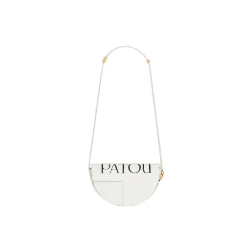 Patou Телячья кожа Сумка через плечо Женская Белая