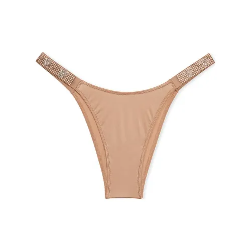 Victoria's Secret Very Sexy Double SHINE Ремень Кружево Brazilian Panty Пралине Трусики-бикини Женские 1 Пачка Пралине