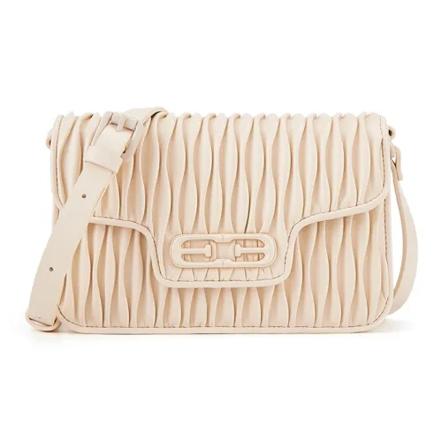 ELLE Сумка через плечо из синтетической кожи маленькая белый зеленый розовый серый