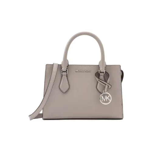 MICHAEL KORS Покрытый холст Тоут Сумка Сумка для покупок Сумка через плечо Сумка Маленькая Женская Жемчужно-серая