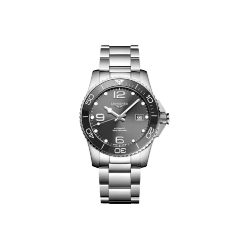 Longines Автоматический Механический Механизм Мужские Часы Часы Серый Циферблат