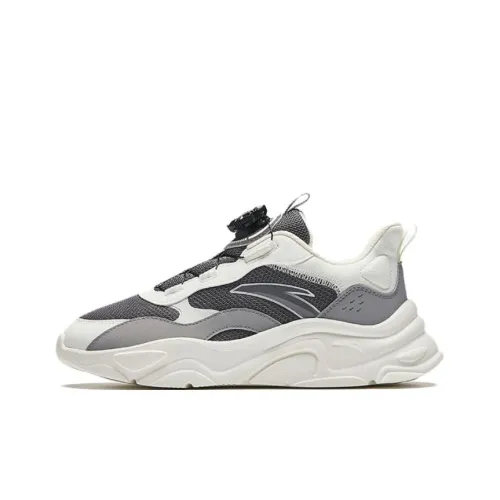 Antakids Нижняя юбка Устойчивая к истиранию Низкий топ KIDS Lifestyle Shoes Серый белый