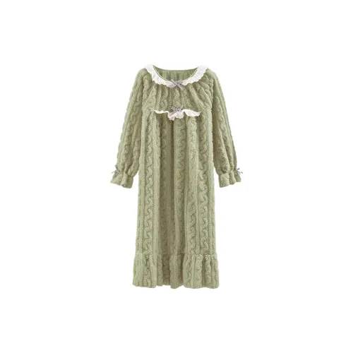 The Story Of The Flower Season Ночная сорочка Женская Зеленая