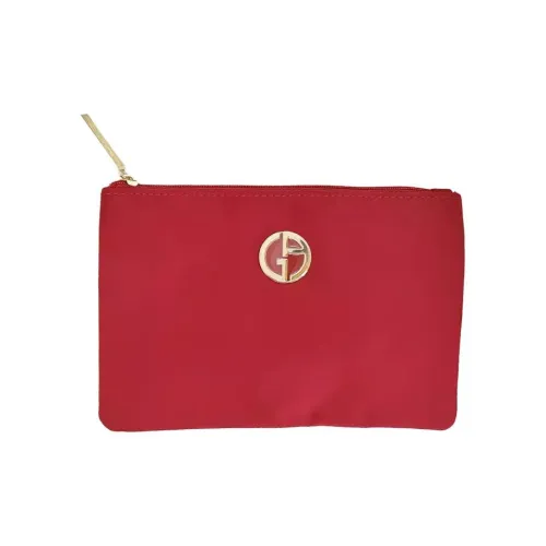 GIORGIO ARMANI Красный Золото Логотип Косметичка Портативная