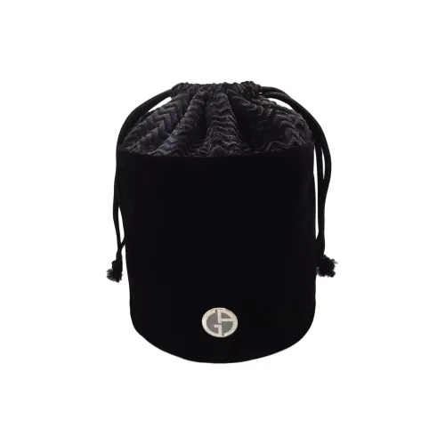 GIORGIO ARMANI Каштановая Большая Сумка-ведро для Косметики