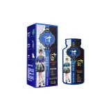 Черный чай, цвет (коричневый/черный), 1 коробка (25 мл * 10/коробка) + 5 пакетов масок для лица (10 мл/пакет)