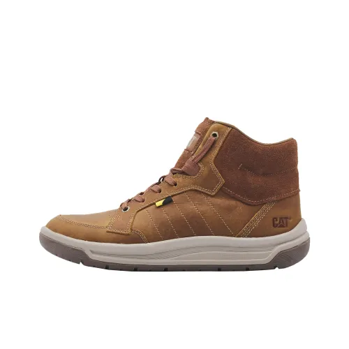 CAT High Top Casual Men's Brown