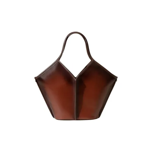 Hereu Smooth Телячья кожа Сумка Женская Кофейно-коричневая