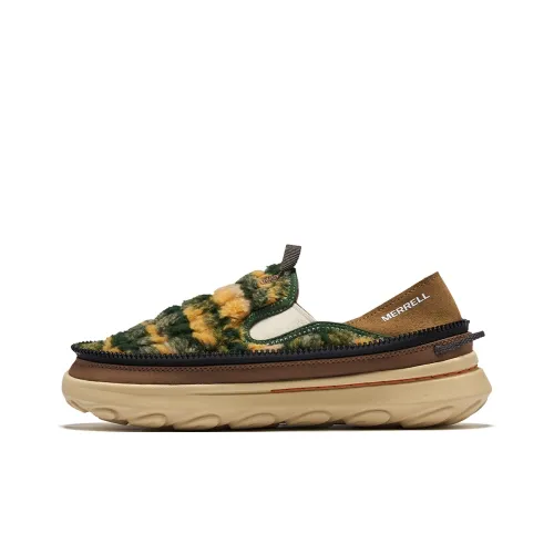 MERRELL Уличная обувь Низкий топ Зеленый Желтый Мужской