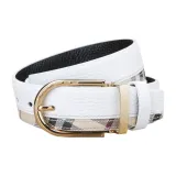 Белый, золотой, пряжка