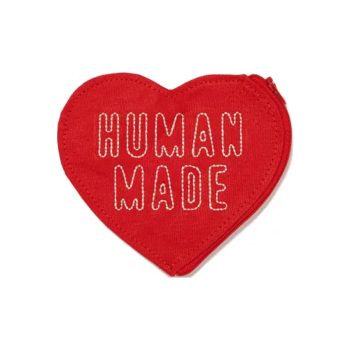 HUMAN MADE Хлопок Монета Кошелек Стандартный Женский Красный