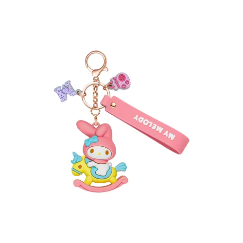 Sanrio Melodi Cute Backpack с Elegant Keychain Merchandise по IP
