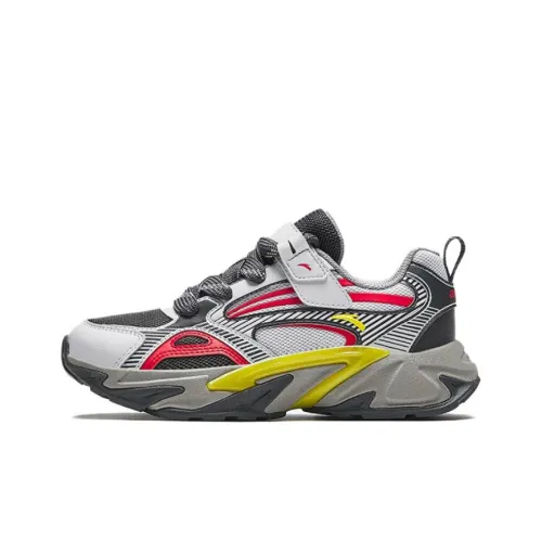 Antakids Детская повседневная обувь Низкий топ Серый замок/Песочно-серый/Огненно-красный Школьный возраст