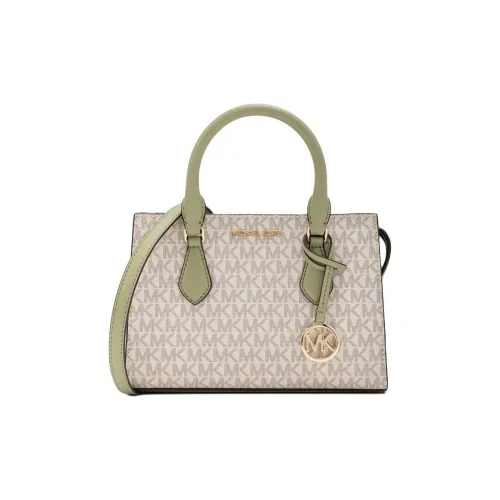 MICHAEL KORS Shania Покрытый холст Сумка через плечо Сумка Маленькая Женская Шалфейная Многоцветная