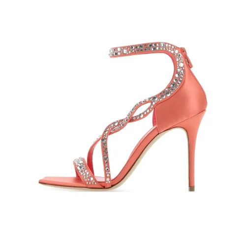 Alexander McQueen One Ремень Сандалии Женские Розовые