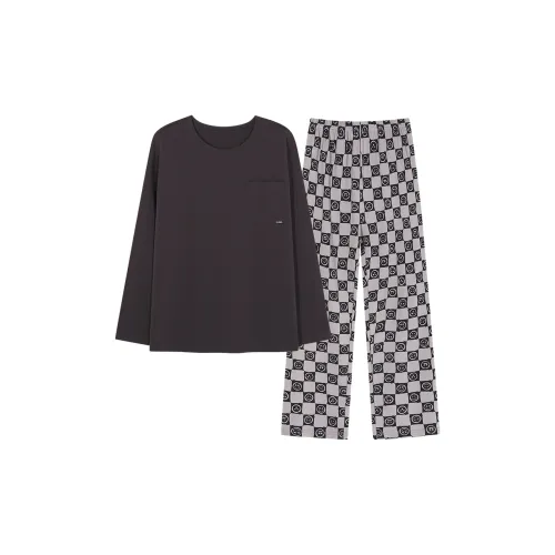 Follow The United States Пижамный комплект Мужской Черный