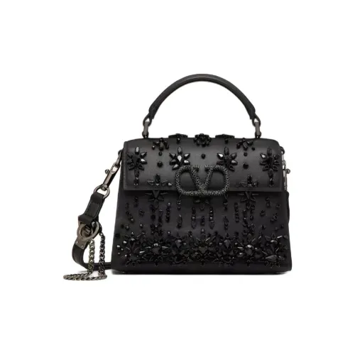 Вышивка Valentino Сумка через плечо Сумка мини Женская Черная