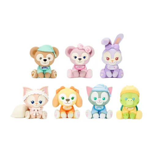 Disney Shanghai Disney Duffy Пижама Linbell Слепые Коробки Один Mystery Коробка Целая Коробка 7 Упаковок