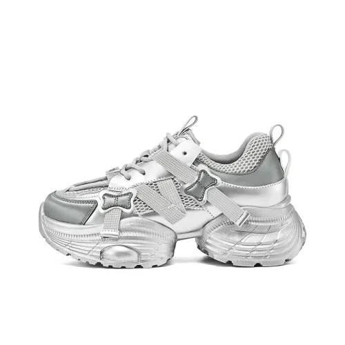 HLA Дышащие массивные кроссовки Повседневные Платформа Увеличение Высоты Спортивные кроссовки Женские