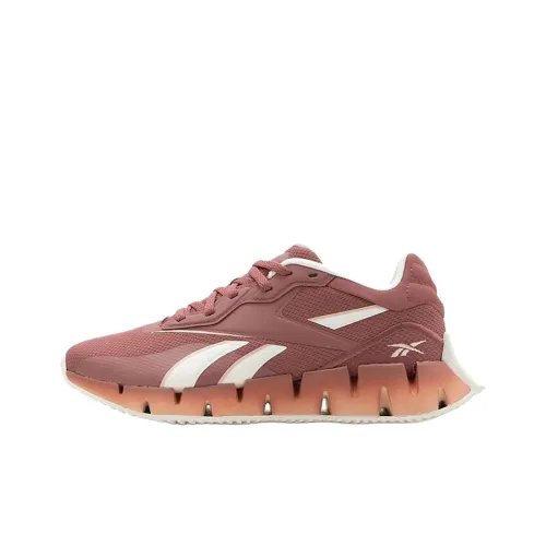 Reebok Zig Dynamica 4 Low Топ Повседневные Беговые Кроссовки Женские Красные