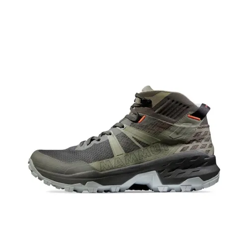 MAMMUT Sertig II Амортизация Водонепроницаемый And Дышащий Высокий Топ Альпинистские и туристические ботинки Мужской Темно-зеленый