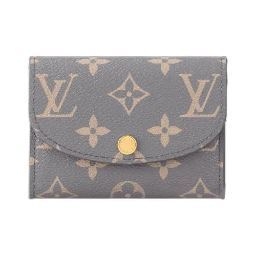 LOUIS VUITTON Холст Кошелек Женский Серый