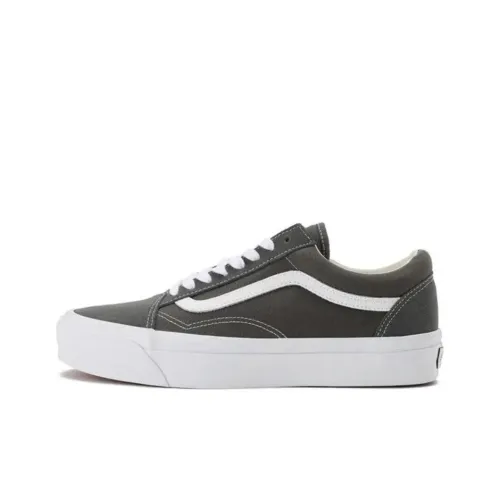 Vans Old Skool 36 Скейтборд Кроссовки Низкие Серый Белый Мужской