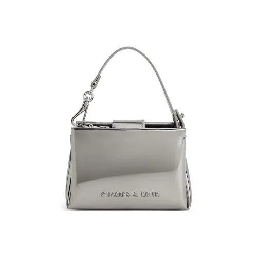 CHARLES KEITH ПУ (полиуретан) Сумка через плечо Мини Женская Коричневый Оловянно-серый Овсяный