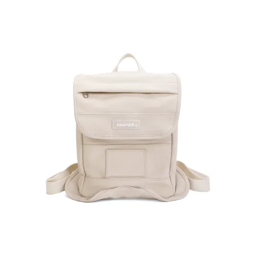 VAOPER Nylon Рюкзак Маленький Женский Ecru