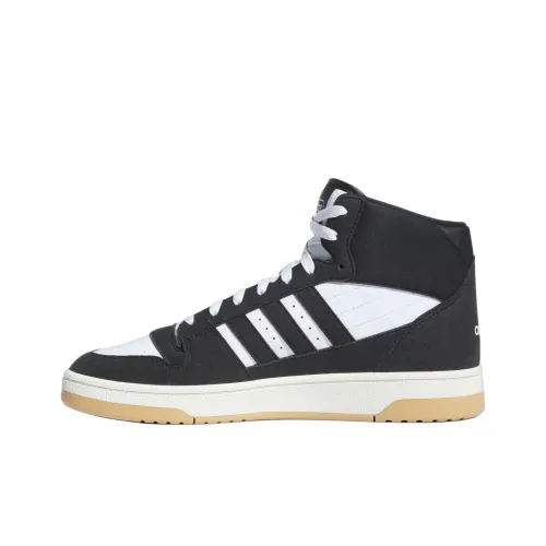 Adidas Скейтборд Кроссовки MID Топ Черный/Белый Унисекс