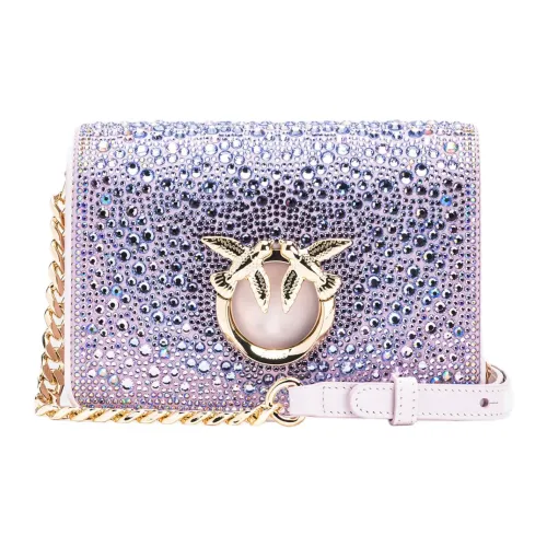 PINKO Кожа Сумка через плечо Сумка на плечо Мини Женская Фиолетовая