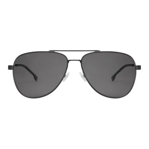 HUGO BOSS Металл Aviator Солнцезащитные очки Мужские Матовый Черный Матовый Рутений