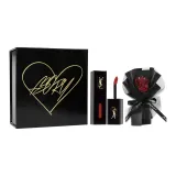 Черный Tube Жидкая Помада N°416 Глянцевая Помада для губ + Черный Красота Букет + Черный Золотой Коробка