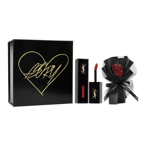 SAINT LAURENT Black Tube ЛАК ДЛИННЫЙ ГЛосс Легко Смешиваемый ГЛосс ЛИП 5,5 мл + Черный Золотой Коробка