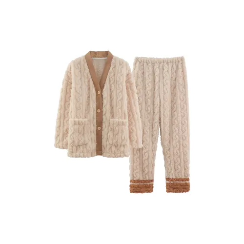 The Story Of The Flower Season Пижамный комплект женский абрикосовый