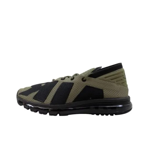 Nike Air Max Flair Амортизация Износостойкие Низкие Кроссовки для Бега Мужские Зеленые Черные