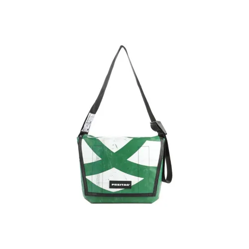 FREITAG Полиэстер Курьерская сумка Сумка через плечо Сумка на плечо Унисекс Зеленый Белый
