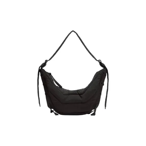 Lemaire Полиамид Круассан Сумка Сумка Сумка через плечо Сумка через плечо Маленькая Унисекс Черная