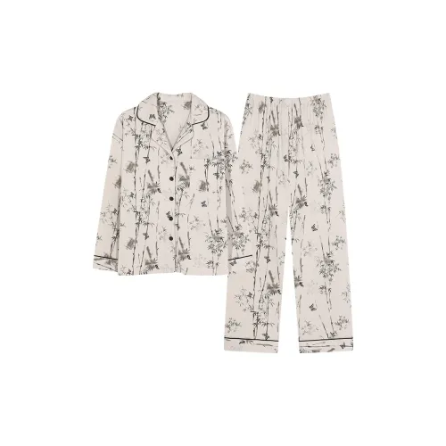 Follow the United States Пижамный комплект Женские Белые