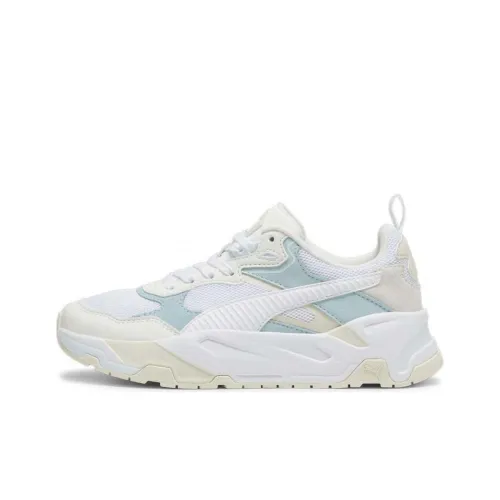 PUMA Trinity Collection Низкий Топ Повседневная Обувь Женская Бежевый Белый Синий