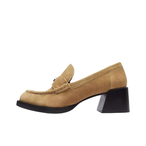 COACH Natalie Лоферы 5 см Женские Коричневый