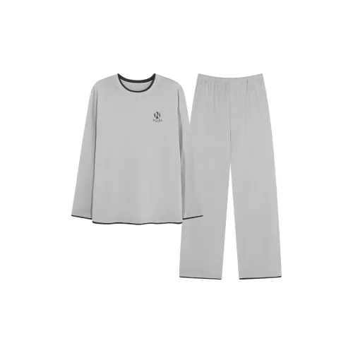 Follow The United States Пижамный комплект Мужской Серый